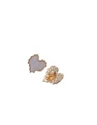 Pursehuit Cercei aurii - cu clips - forma de inima - Egon C2 -