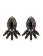 Pursehuit Cercei aurii - cu pietre negre - Essie C9 -