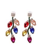 Pursehuit Cercei aurii - forma de crengute - cu pietre multicolore - Talita C14 -