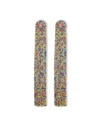 Pursehuit Cercei aurii - lungi - cu pietre multicolore - Rickarda C7 -