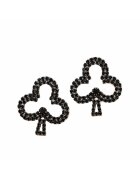 Pursehuit Cercei negri - forma de trefla - Odveig C9 -