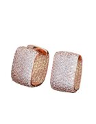 Pursehuit Cercei rose gold - cu pietre din zirconiu - Ned C7