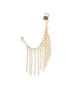 Pursehuit Cercel auriu - ear cuff - cu franjuri - Saphira C20 -