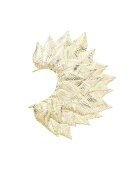 Pursehuit Cercel ear cuff - auriu - cu frunzulite - Patricia C5 -