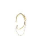 Pursehuit Cercel ear cuff - auriu - cu perle - Raino C10 -