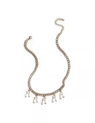 Pursehuit Colier argintiu - cu note muzicale - Teodora C28 -