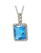 Pursehuit Colier argintiu - cu pietre din zirconiu - Hildis C10 -