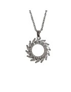 Pursehuit Colier argintiu - cu pietre din zirconiu - Sigmar C10 -