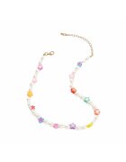 Pursehuit Colier auriu - cu perle si stelute - Judita C15 -
