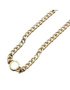 Pursehuit Colier auriu din otel inoxidabil 316L cu zale - placat cu aur 18K PVD Raili C6