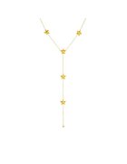Pursehuit Colier auriu - din otel inoxidabil - suflat cu aur 18k - cu stelute - Eliana C2