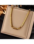 Pursehuit Colier auriu - din otel inoxidabil - suflat cu aur 18k - Dianne C12