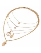 Pursehuit Colier Charleene Gold C15 - Aliaj metalic - Auriu
