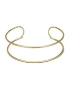 Pursehuit Colier choker - auriu - in 2 straturi - Gusta C11 -