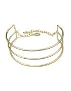 Pursehuit Colier choker - auriu - in 3 straturi - Gina C10 -