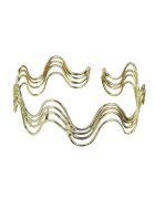 Pursehuit Colier choker - auriu - ondulat - Maurits C6