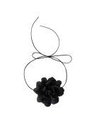 Pursehuit Colier choker - negru - cu floare - Benna C15 -
