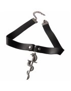 Pursehuit Colier Choker negru - sabie cu sarpe - Nicollette C5 -