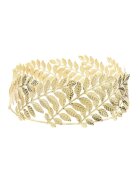 Pursehuit Coronita aurie - circulara - stil grecesc - cu frunzulite - Ancher C21 -