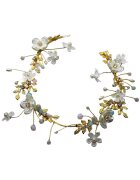 Pursehuit Coronita aurie - cu flori - pietre si perle - Malen C2 -
