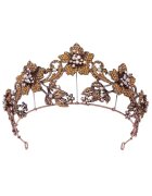 Pursehuit Coronita aurie - cu flori si pietre - Nikita C10 -