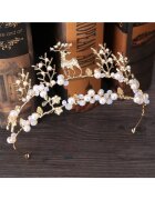 Pursehuit Coronita aurie - cu perle si pietre - Arenze C9 -