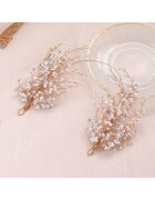 Pursehuit Coronita aurie - modelatoare - cu perle si pietre - Elsemaria C15 -