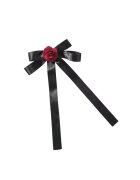 Pursehuit Funda de par - neagra - cu floare rosie - Axel C11