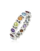 Pursehuit Inel argintiu - cu pietre colorate din zirconiu - Jeanie C23 - 6 (circumferinta: 51.9 mm)