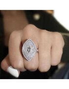Pursehuit Inel argintiu - cu pietre din zirconiu - Christa C20 - 7 (circumferinta: 54.5 mm)