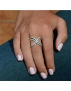 Pursehuit Inel argintiu - cu pietre din zirconiu - Jordan C9 - 7 (circumferinta: 54.5 mm)