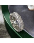 Pursehuit Inel argintiu - cu pietre din zirconiu - Retha C1 - 6 (circumferinta: 51.9 mm)
