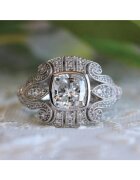 Pursehuit Inel argintiu - cu zirconiu - Zerlina C6 - 7 (circumferinta: 54.5 mm)