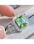Pursehuit Inel argintiu - masiv - cu pietre din zirconiu - Rianne C22 - 7 (circumferinta: 54.5 mm)