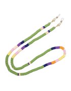 Pursehuit Lant de ochelari - verde - cu margelute - Aniela C5 -