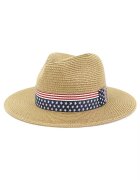 Pursehuit Palarie dama - bej - de vara - Olianne -