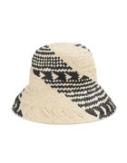 Pursehuit Palarie dama - bej - din paie - stil canotiera - Leonid -