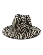 Pursehuit Palarie dama - bej - imprimeu zebra - marime universala - Olie -