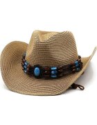 Pursehuit Palarie dama - de vara - stil cowboy - Missy - - Bej