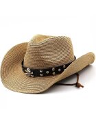 Pursehuit Palarie dama - de vara - stil cowboy - Molly - - Bej