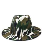 Pursehuit Palarie dama - verde - imprimeu army - Erina -