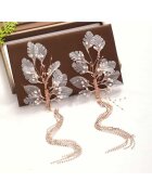 Pursehuit Set 2 accesorii par - rose gold - cu pietre - Kittie C1 -