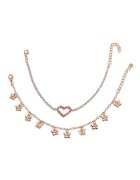 Pursehuit Set 2 bratari de picior - aurii - Kerstina C6