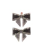 Pursehuit Set 2 brose - negre - pentru pantofi - cu clips si pietre - Ottine C6