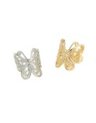 Pursehuit Set 2 inele aurii si argintii - reglabile - forma de fluture - Adna C4