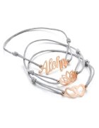 Pursehuit Set 3 bratari Amaia C6 - Aliaj metalic - Auriu