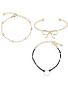 Pursehuit Set 3 Bratari Everine - Auriu C6