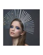 Pursehuit Tiara Halo - handmade - argintie - cu stelute - Emma C2 -