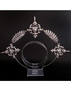 Pursehuit Tiara Halo - handmade - argintie - Elna C1 -