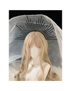 Pursehuit Tiara Halo - handmade - neagra - Elni C1 -